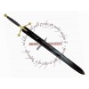 SCIROCCO BLACK MEDIEVAL KNIGHT SCOTTISH CLAYMORE 44 5 INCH STEEL SWORD - GOLD